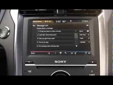 Sync 2 ford fusion
