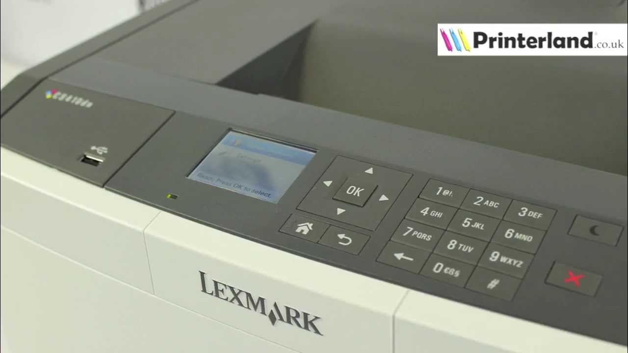 Lexmark CS410DN Review - YouTube