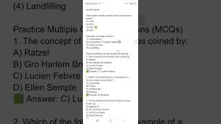 BEVAE 181 , ENVIRONMENTAL STUDIES EXAM MODEL QUESTION ANSWERS
