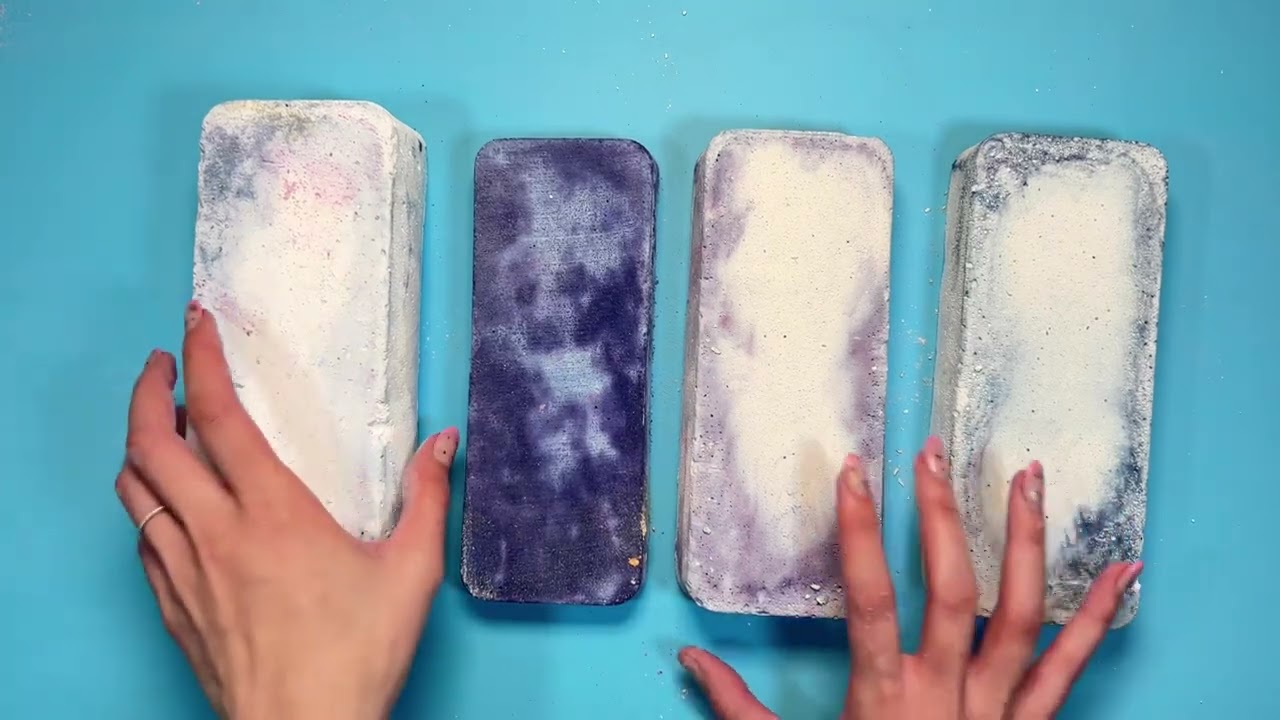 6 DYED BLOCKS, 18 REFORMS, 7 FRESH BLOCKS OF GYM CHALK