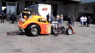 LA Freightliner sponsored Drag Racing Car