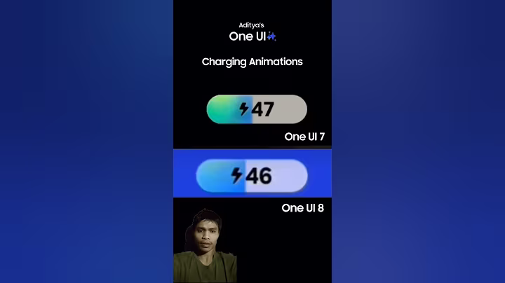 charging oneui7 vs oneui8 #samsung #oneui7 #oneui8