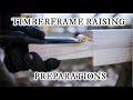 Preparations for raising day: Japanese style timber frame (Woodworking ASMR)