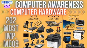 Computer Hardware || Input Device || Output Device || Computer Fundamentals || Computer MCQ Part-1/9