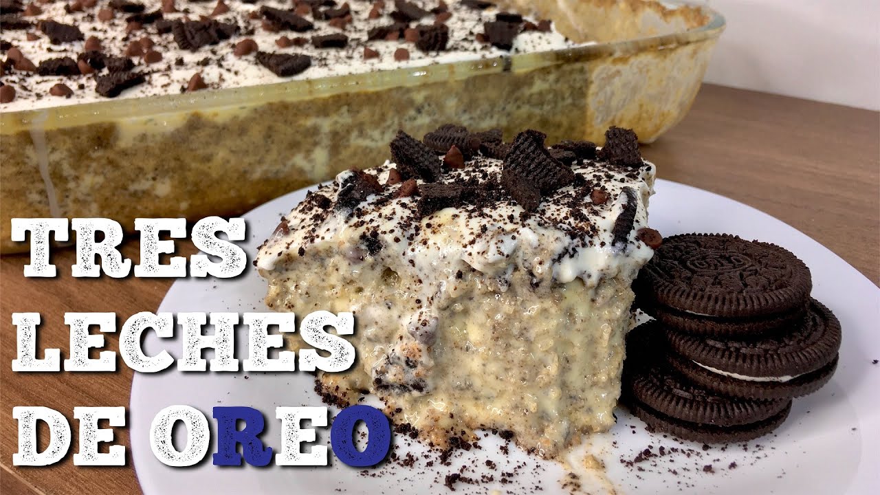 ¿TRES LECHES + GALLETA OREO?  y el secreto para que el bizcocho no se baje  | LoliMar Urquiza