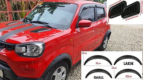 SUZUKI S-SPRESSO | FENDER FLARE & AIR VENT| DIY INSTALLATION|