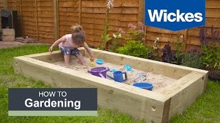 How to Build a Sandpit with Wickes