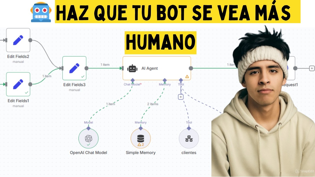 🤖 simula que tu bot está escribiendo en whatsapp con n8n - YouTube