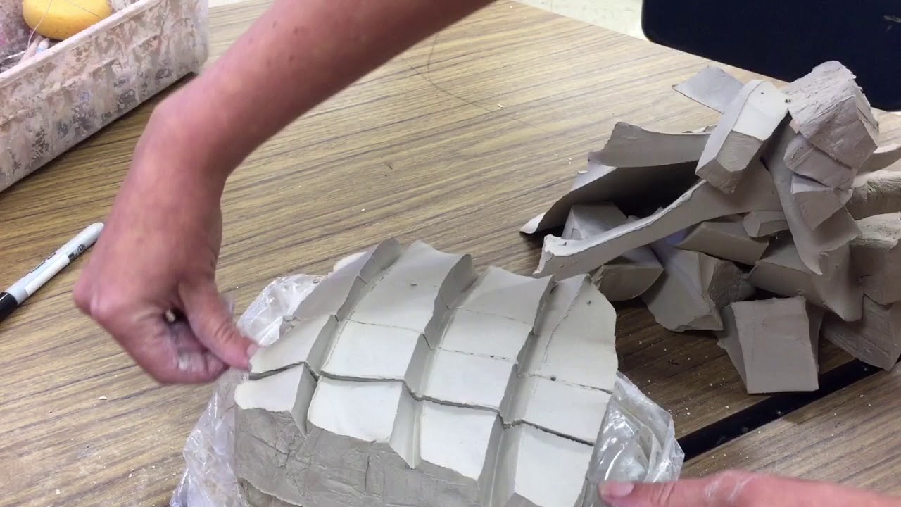 Satisfying clay cutting video YouTube