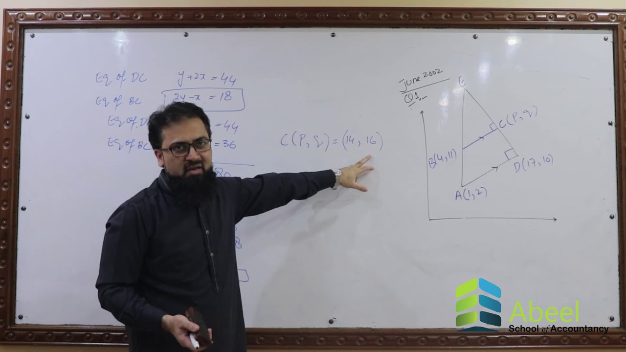 O Level Add Maths JUNE 2002 P1 Q 12 By Sir ABEEL AHMED YouTube O level add maths june 2002 p1 q 12 by sir abeel ahmed youtube