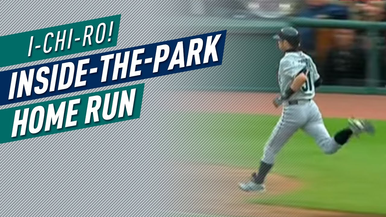 Ichiro Hits Inside-The-Park Home Run - YouTube