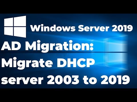 PART-5 Migrate DHCP from server 2003 to Server 2019