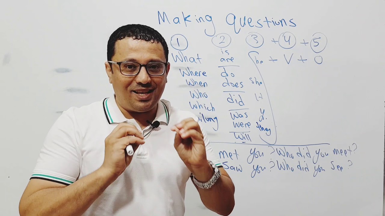 أسرار تكوين اي سؤال في اللغة الإنجليزية How /What/Where/Which/Who المستوى الخامس- (الحلقة رقم١٤)