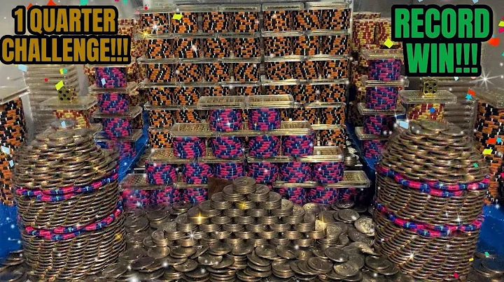 🔵(MUST SEE) 1 QUARTER CHALLENGE $15,000,000 BUY IN!!! HIGH RISK COIN PUSHER!!! (RECORD WIN)