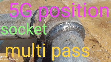 Socket multi pass weld pipeline joint
