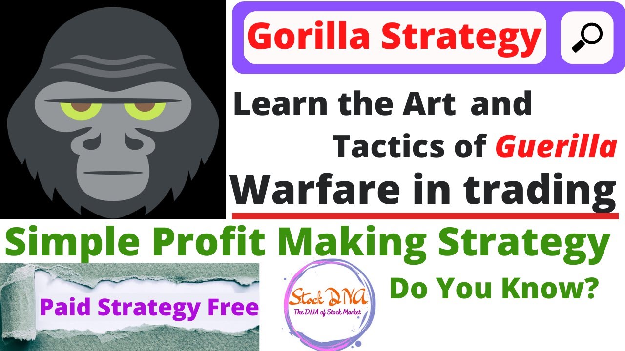 Gorilla Strategy || Best Trading Strategy || PAID Strategy FREE || First Time On Youtube ||