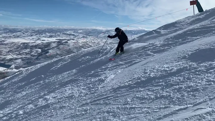 Dorothy Johnston skiing Deer Valley 1-3-2020