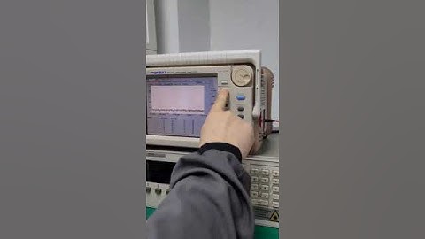 Ando AQ6331Optical Spectrum Analyzer Testing