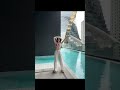 A nice summer vacation look. Bangkok swimming pool. #travellooks #douyin #tiktok #beautiful #美女