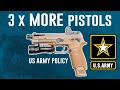 Why the US Army issued infantry more pistols