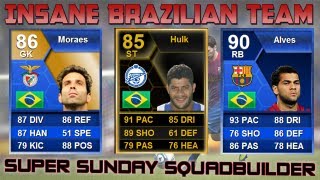 Insane 4 Million Coin Full IF Brazil Team + IF Giveaway! | FIFA 13