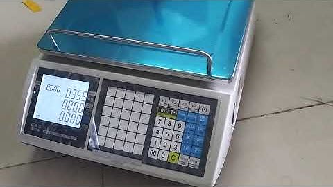 HDSD cân tính tiền in bill, hóa đơn CAS CT-100
