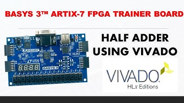 Learn Half Adder Implementation on Basys3 FPGA with Vivado | FPGA Tutorial  #FPGA #Basys3 #vivado