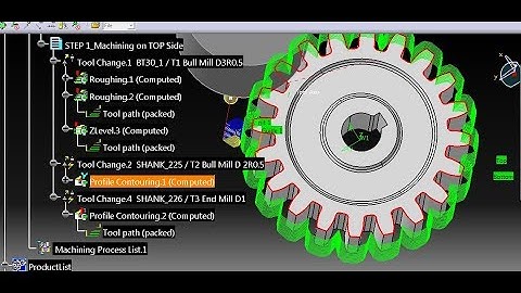 HOW TO MACHINING GEAR IN CATIA V5 | GEAR MACHINING TOO EASY | PART 1