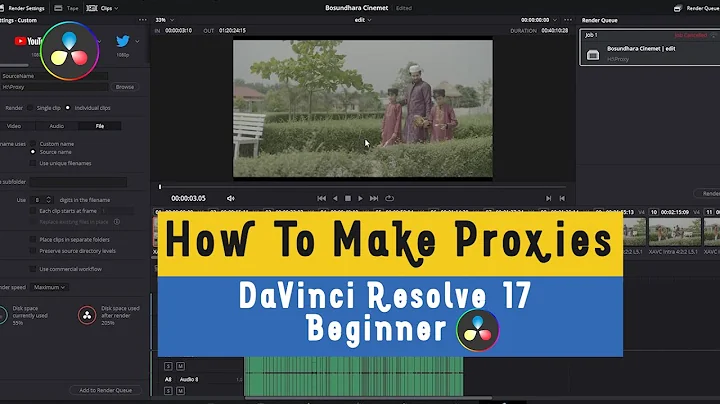 How To Make Proxies   DaVinci Resolve 17 Beginner Tutorial