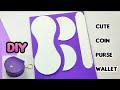 Cute Wallet in 10 minutes|No Machine Stiching| Easy to make DIY #diy #craft #handmade