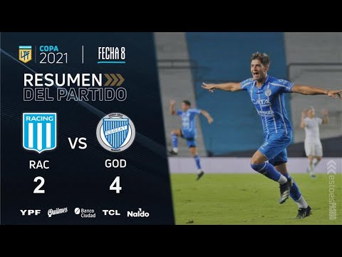 Copa De La Liga | Fecha 8 | resumen de Racing - Godoy Cruz