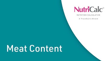 Adding Raw Meat Ingredients in NutriCalc | 2022 Updates!