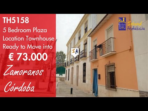 Plaza location, ready to move into 5 Bedroom Town Property for sale in Spain inland Andalucia TH5158