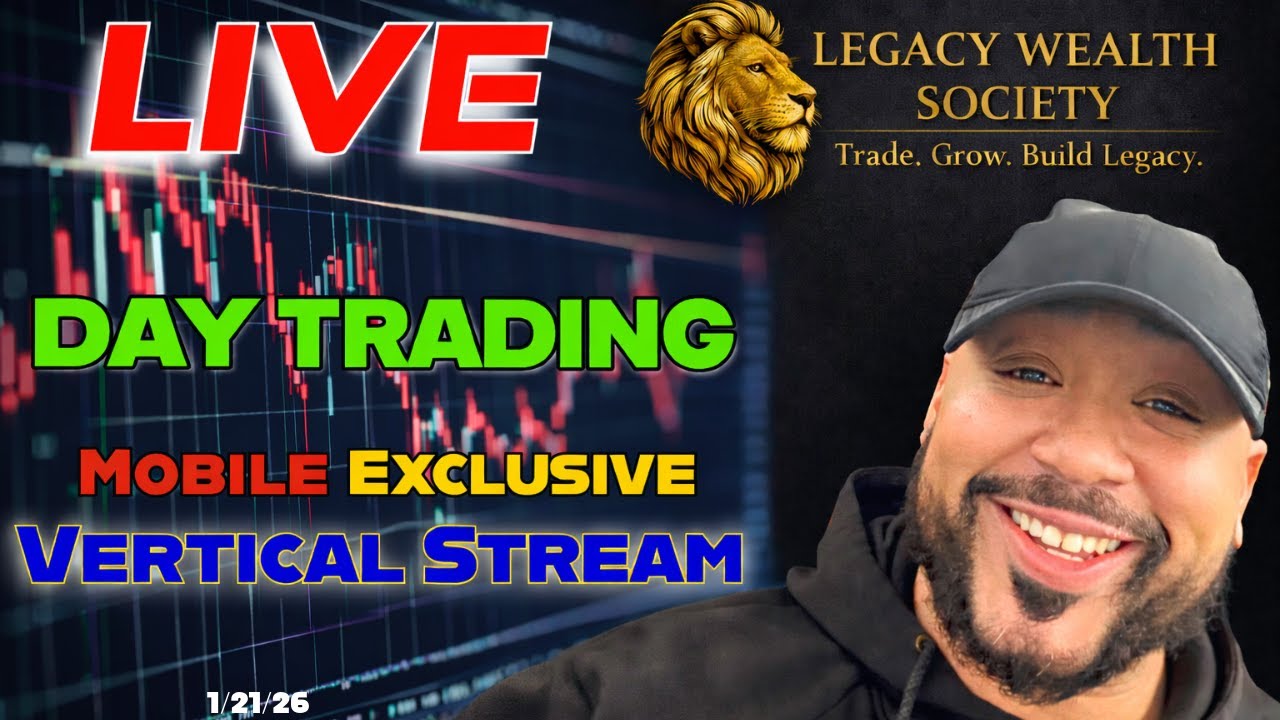 LIVE Day Trading | Mobile Vertical Stream