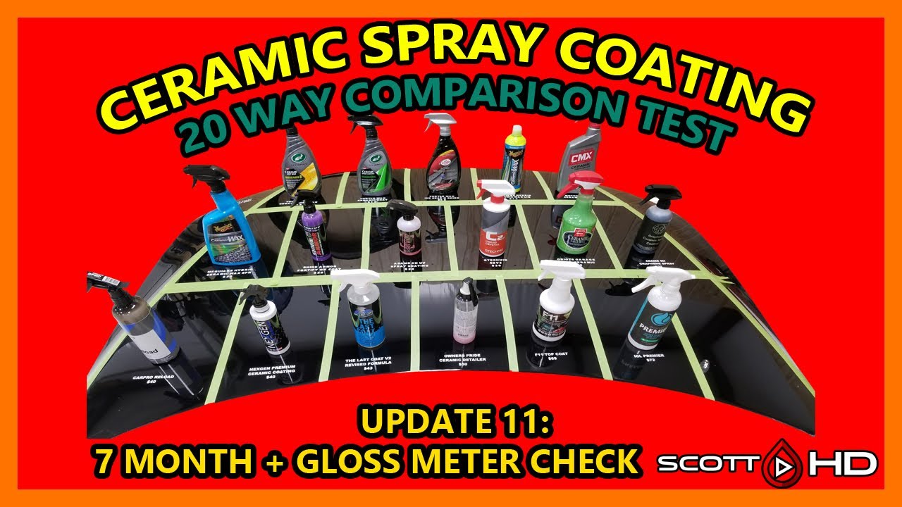 Ultimate Ceramic Spray Coating Test UPDATE 11 - 20 products compared