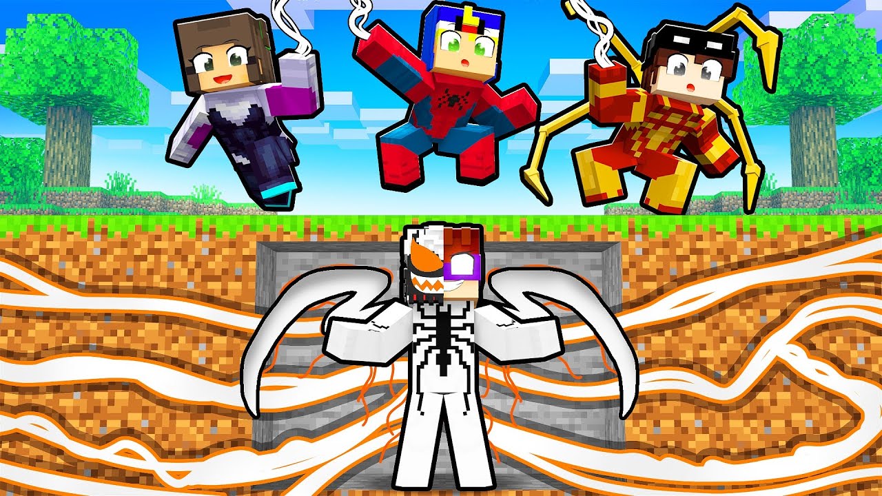 CAÇADORES vs ANTI-VENOM DONAT3LO no Minecraft!