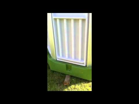 CabanaCan Tour - Outdoor Portable Toilet/Restroom Unit powered by Solar