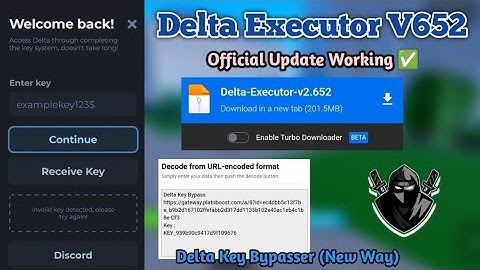 [Roblox] Delta Executor New Update Available | Download Delta Mobile V2.652 | No Lag & Crash Working