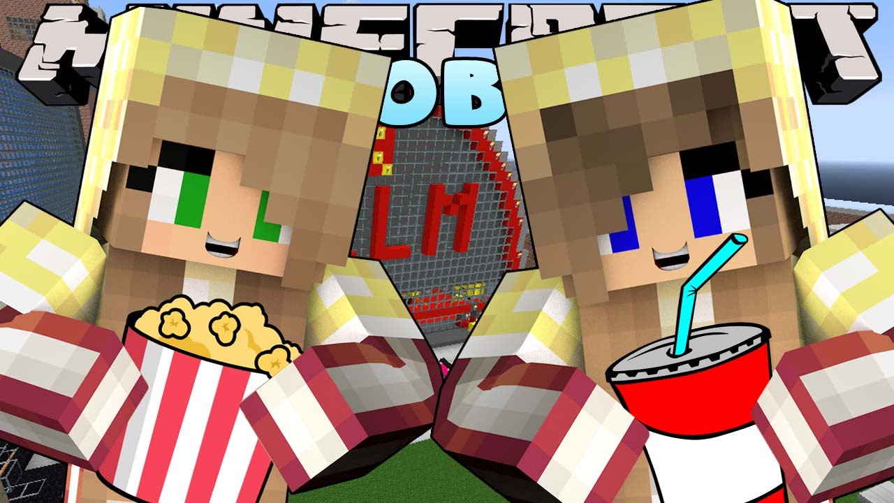 Работа в Minecraft: Приключения маленькой Келли — РАБОТА В КИНОТЕАТРЕ