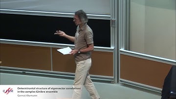Gernot Akemann: Determinantal structure of eigenvector correlations in the complex Ginibre ensemble