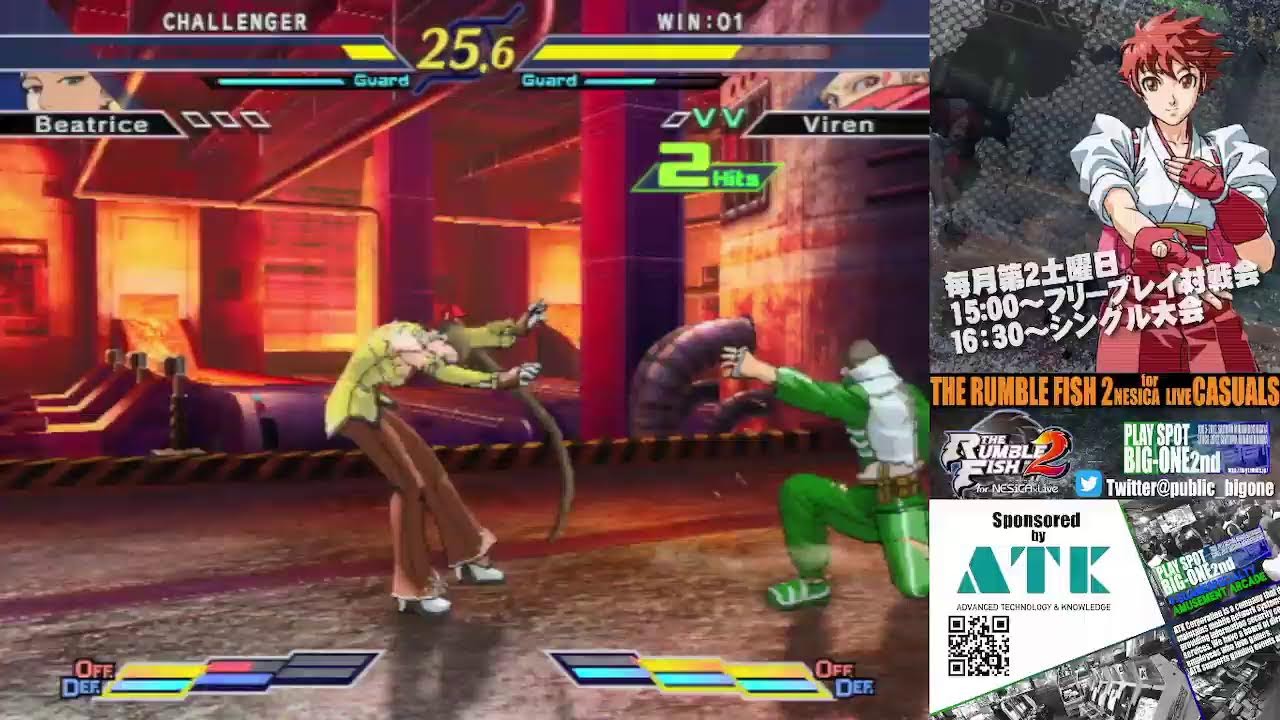 夏輝リクエスト2点 TRF2】ザ・ランブルフィッシュ2 for NESiCAxLive火曜日定例対戦会 2026