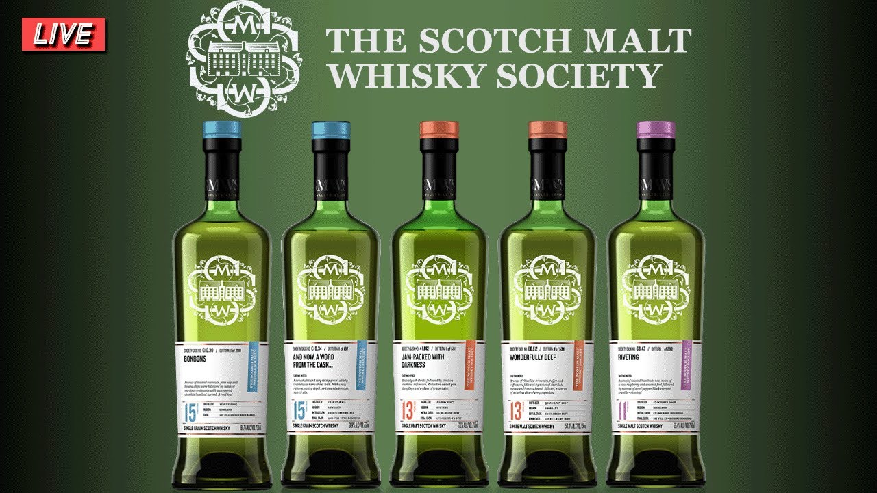 The Scotch Malt Whisky Society: Juicy Oak & Vanilla, Deep Rich & Dried Fruits, Sweet Fruity & Mellow