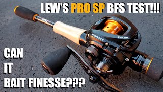 LEW'S PRO SP Bait Finesse Test Its a BFS BEAST??? 