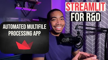 How to QUICKLY Build a Streamlit Tool for Multi-File Processing in Python!