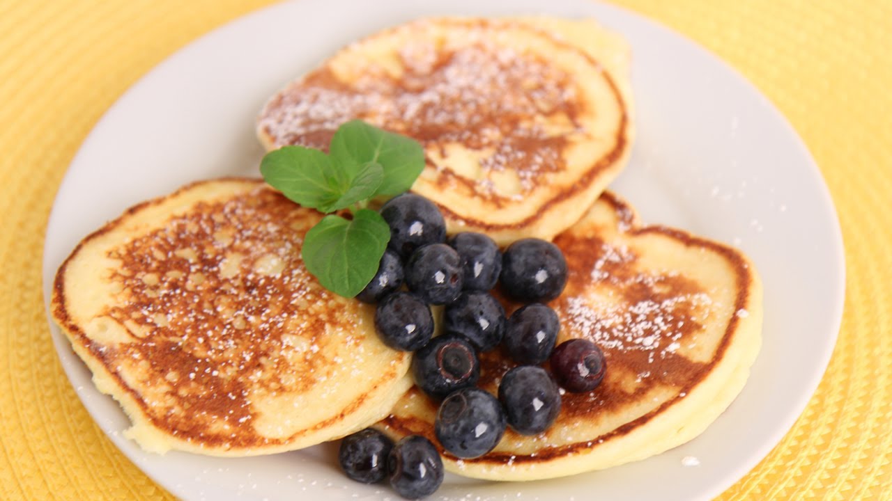 Ricotta Pancakes Recipe - Laura Vitale - Laura in the Kitchen Episode 560