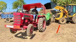 First Time Working My New JCB 4wd 3dx Plus with Mahindra 275 and Eicher 485 trolley