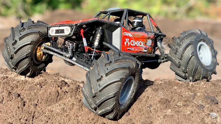 Axial Capra on 2.2 Fling Kings!!