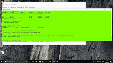 License add NetApp Cmode 9.4