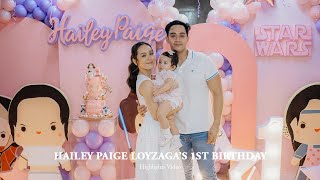 Hailey Paige Loyzaga's Christening and  1st Birthday | Highlights Video by Nice Print Photography