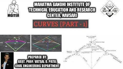 CURVES [PART-1] ~ GTU : Surveying (3140601) @M.G.I.T.E.R, NAVSARI